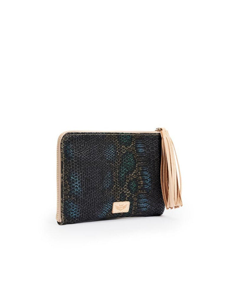 Consuela Rattler L - Shaped Clutch - 260 Broadway Boutique