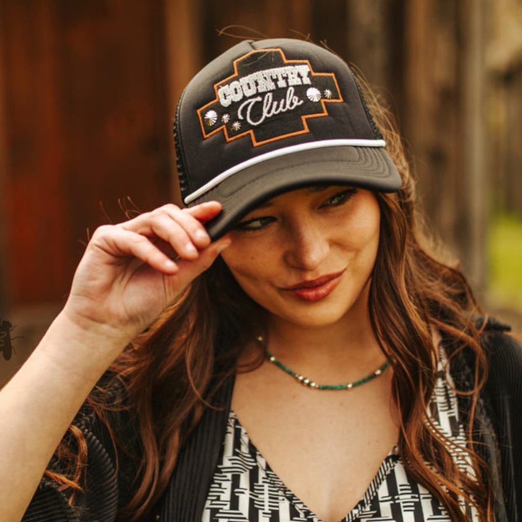 Country Club Trucker - 260 Broadway Boutique