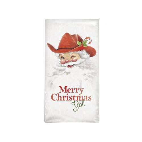 Cowboy Santa Bagged Towel - 260 Broadway Boutique