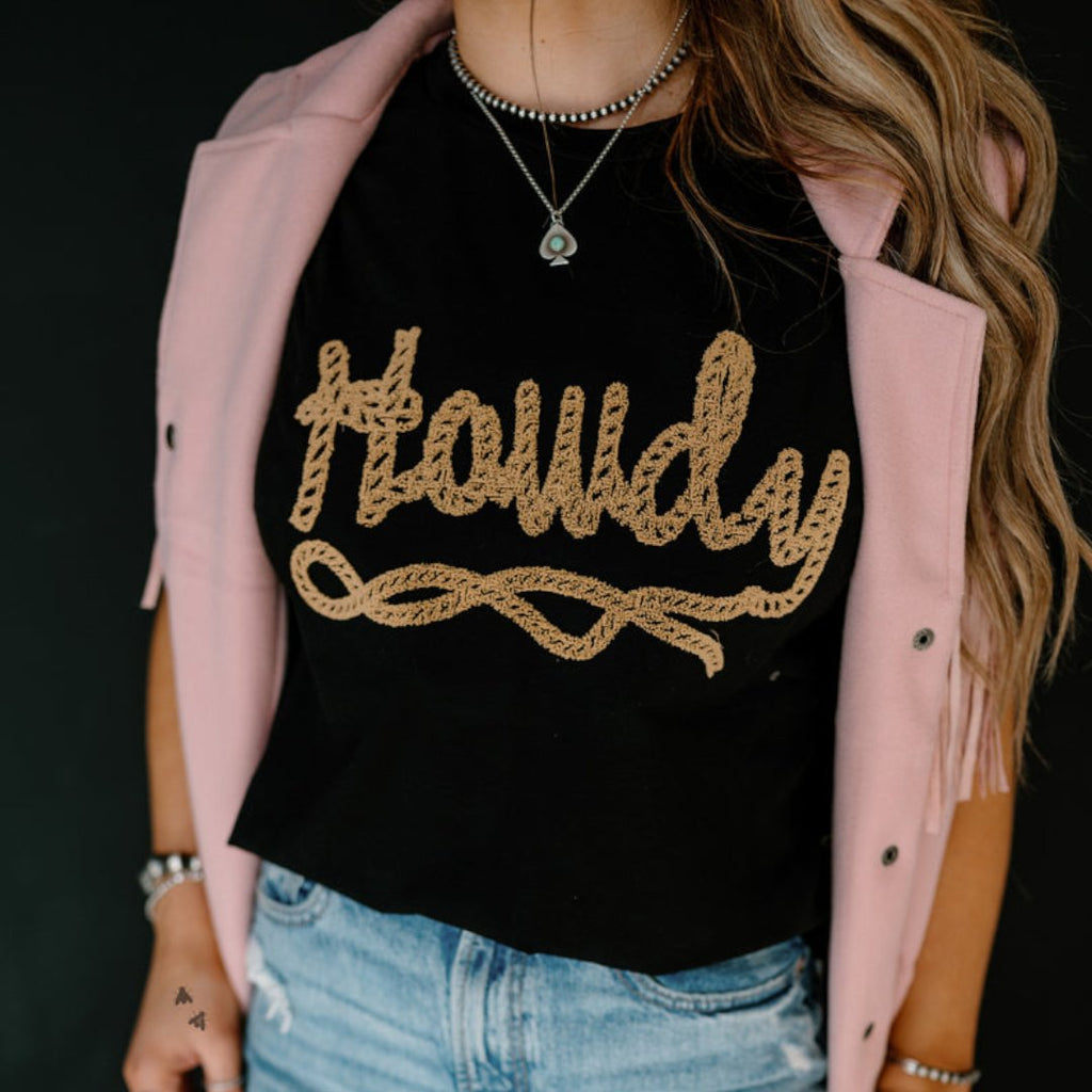 CURVY GIRLS!! Howdy Tshirt - 260 Broadway Boutique