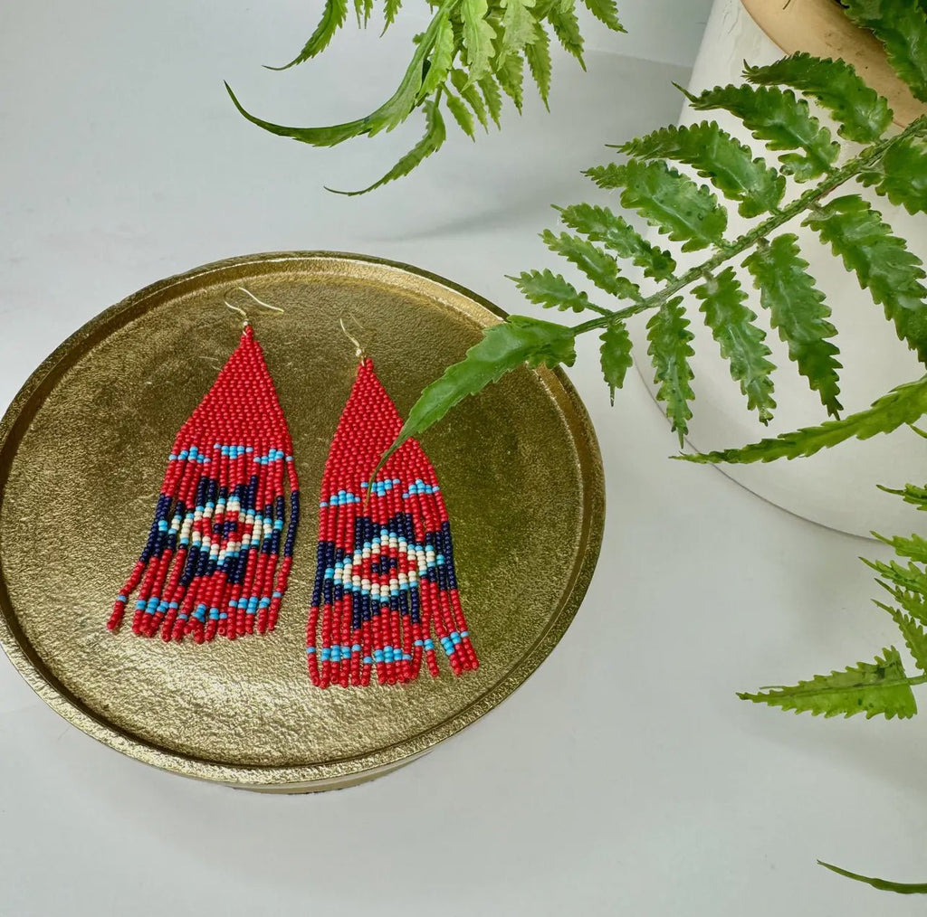Dakota Beaded Earrings - 260 Broadway Boutique