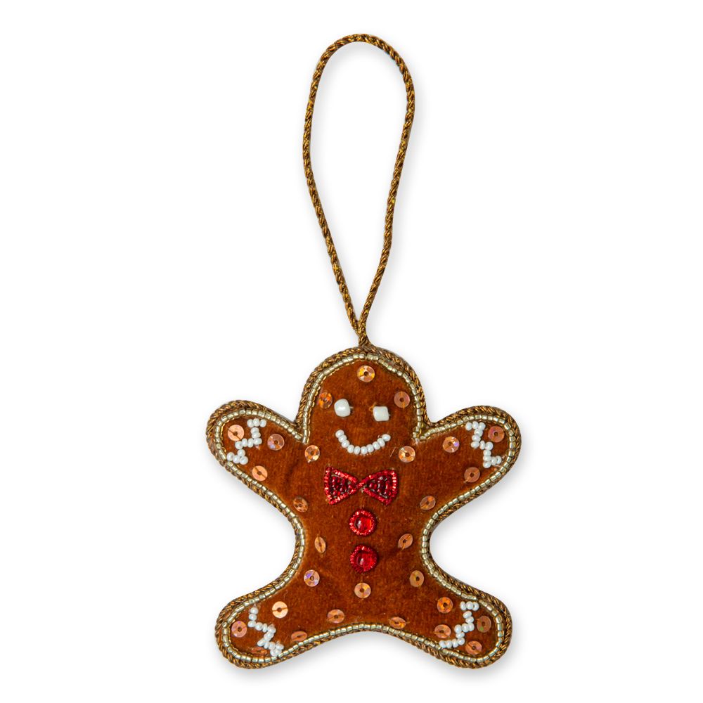 Dancing Gingerbread Man Christmas Ornament - 260 Broadway Boutique