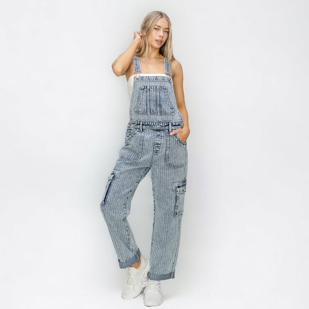 Denim Overalls - 260 Broadway Boutique