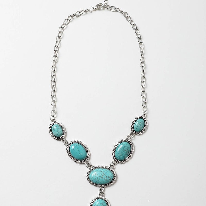 Droplet Turquoise Necklace - 260 Broadway Boutique