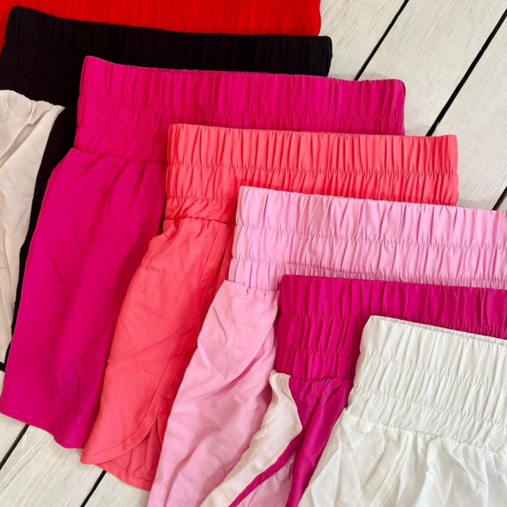 Elastic Waist Shorts (7 Colors) - 260 Broadway Boutique