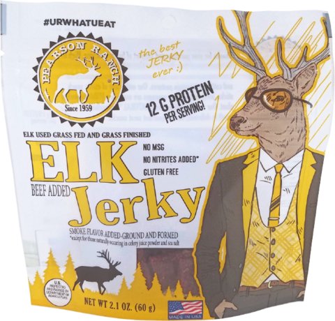 Elk Jerky - 2.1oz Resealable Bag - 260 Broadway Boutique