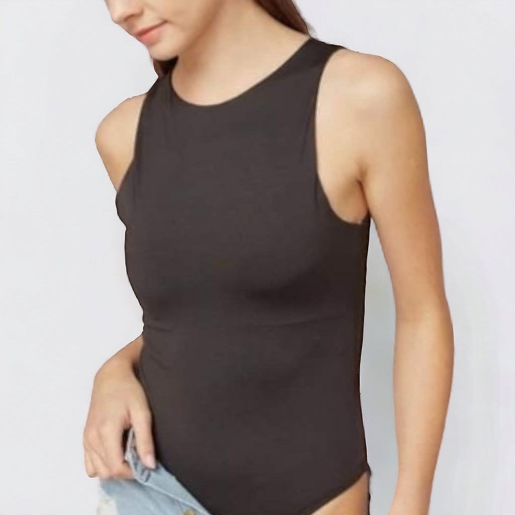 ENTRO Round Neck Bodysuit - 260 Broadway Boutique