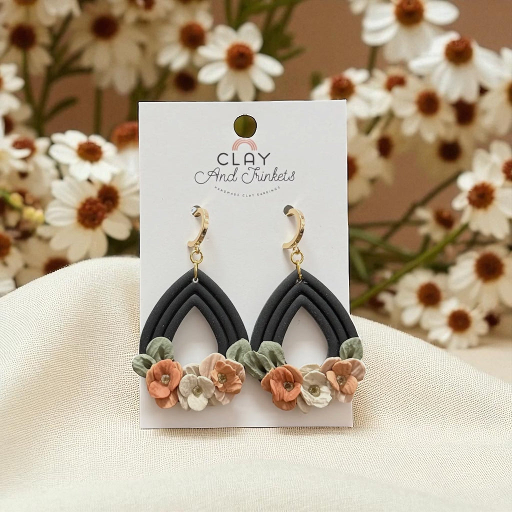 Fall Days Clay Earring - 260 Broadway Boutique