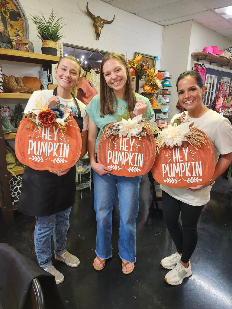 Fall Pumpkin Class 10/15/25 - 260 Broadway Boutique