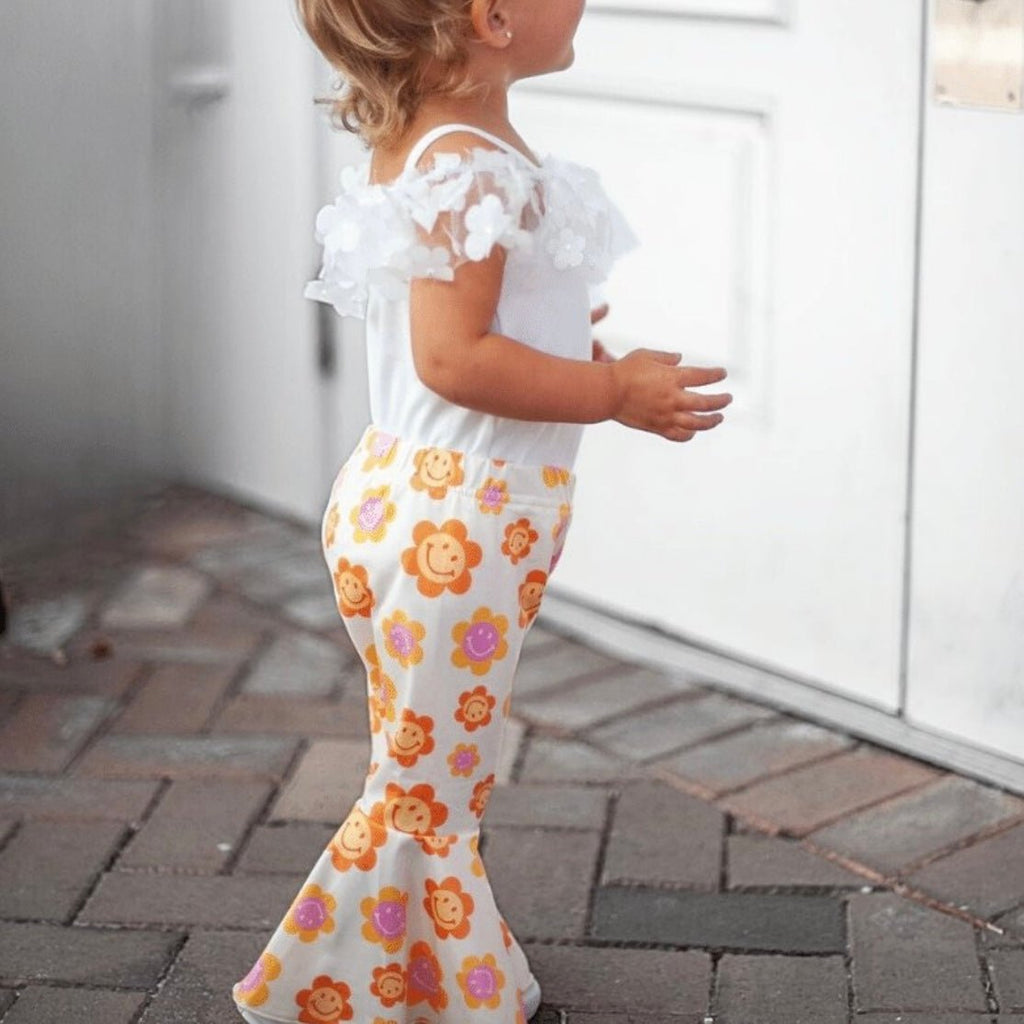 Far Out Floral Bell Bottoms - 260 Broadway Boutique