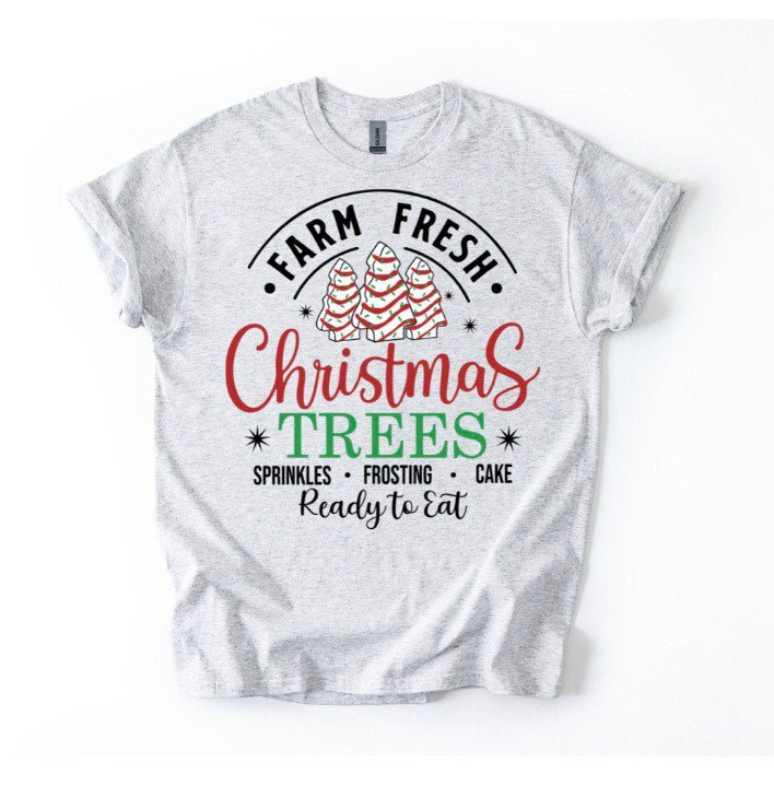 Farm Fresh Christmas Trees Tee - 260 Broadway Boutique