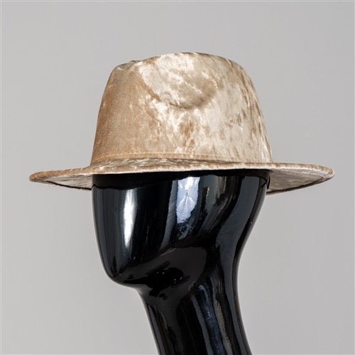 Fashion Velvet Fedora Hat - 260 Broadway Boutique