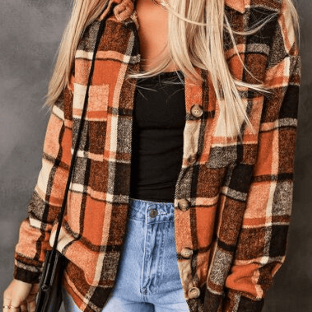 Flannel Shacket - 260 Broadway Boutique