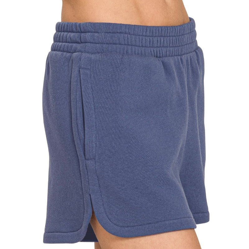 Fleece Dolphin Shorts (Multiple Colors) - 260 Broadway Boutique