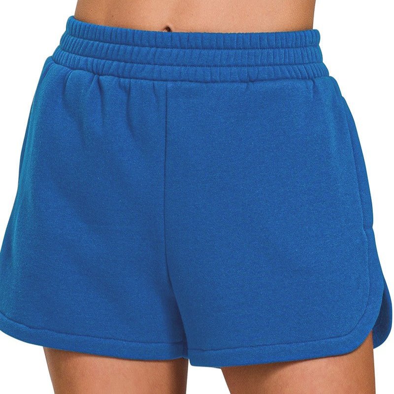Fleece Dolphin Shorts (Multiple Colors) - 260 Broadway Boutique