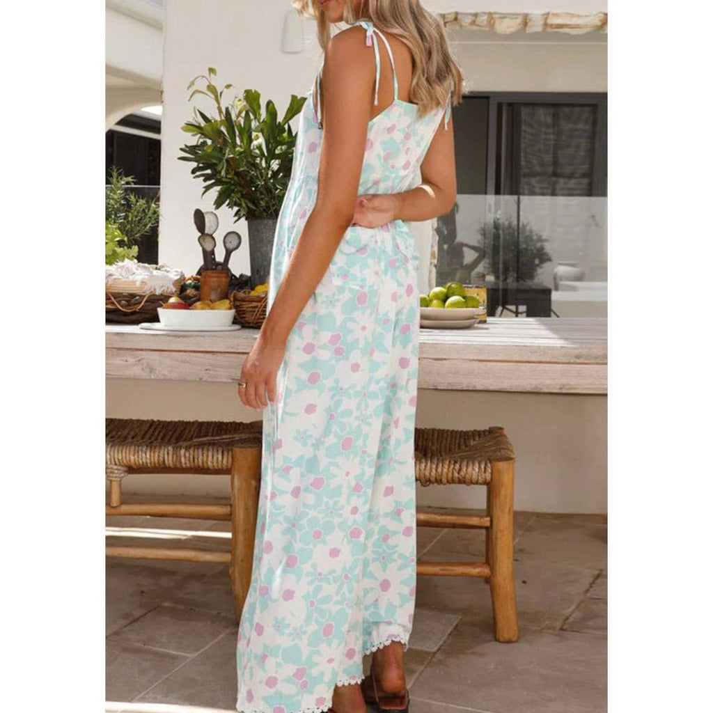 Floral Jumpsuit - 260 Broadway Boutique