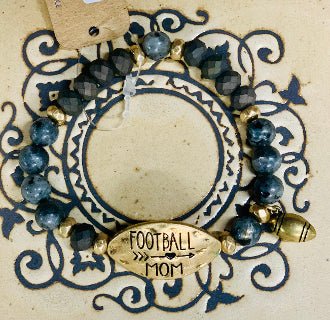 Football Mom Stretch Bracelet - 260 Broadway Boutique