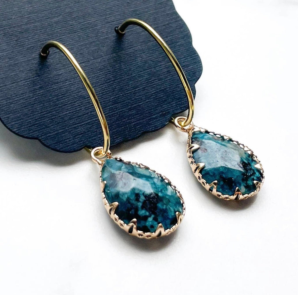 Fortune in Blue Earring - 260 Broadway Boutique