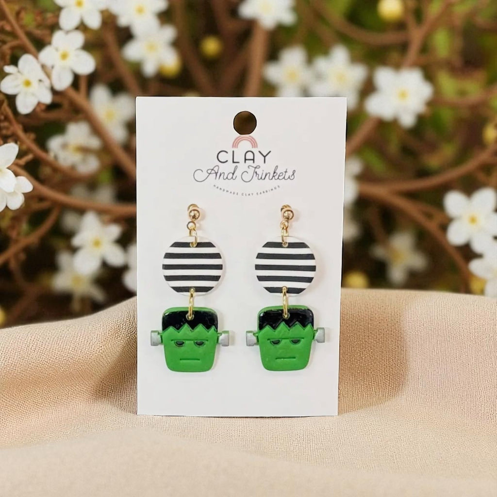 Frankie Clay Earring - 260 Broadway Boutique
