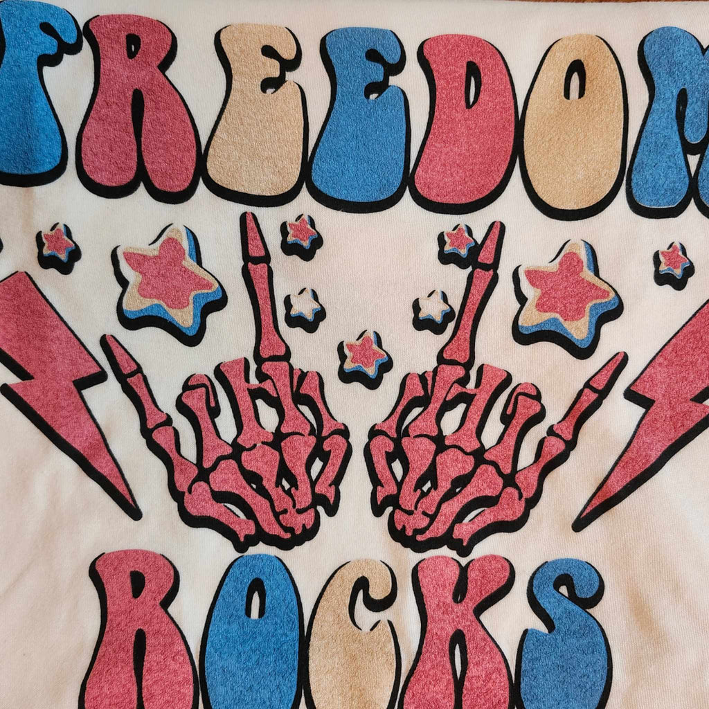Freedom Rocks Tees (2 Colors) - 260 Broadway Boutique