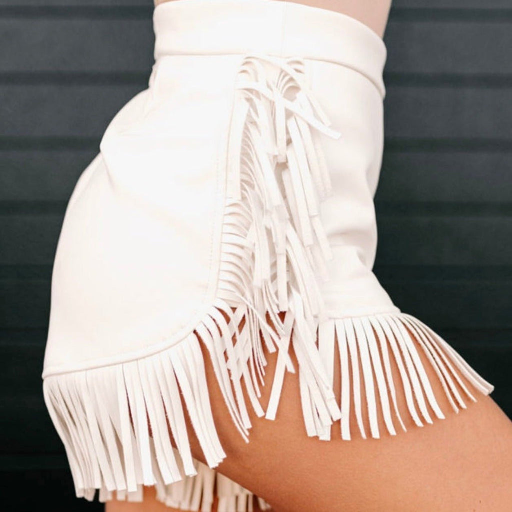 Fringe Shorts - 260 Broadway Boutique