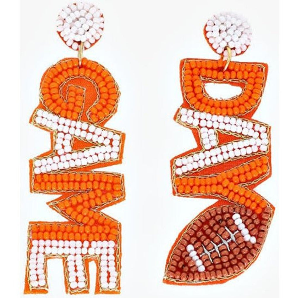 Game Day Beaded Earrings - 260 Broadway Boutique