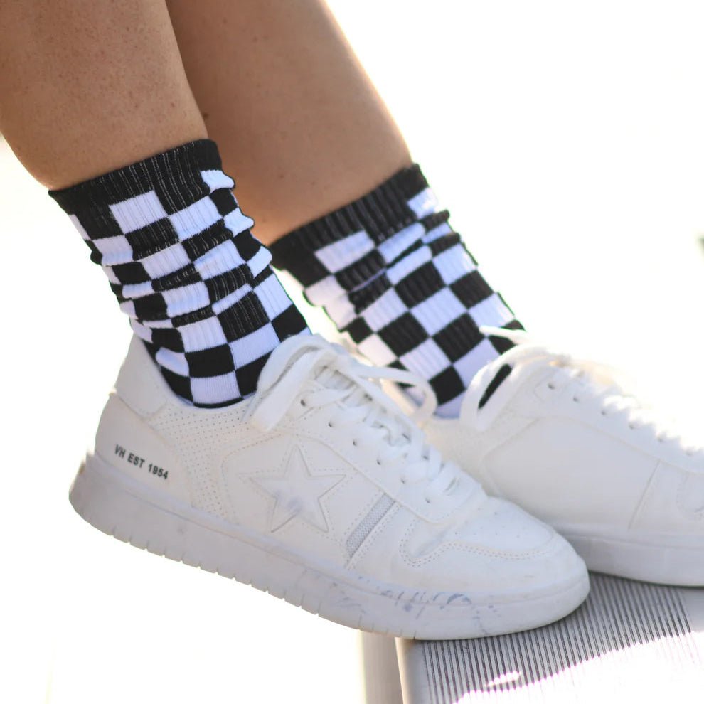 Game Day Socks (Black & Red) - 260 Broadway Boutique