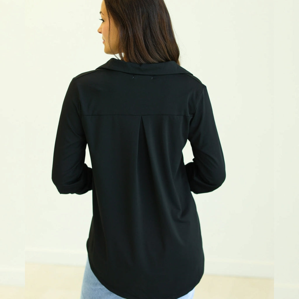 Gemma V - Neck Top (2 Colors) - 260 Broadway Boutique