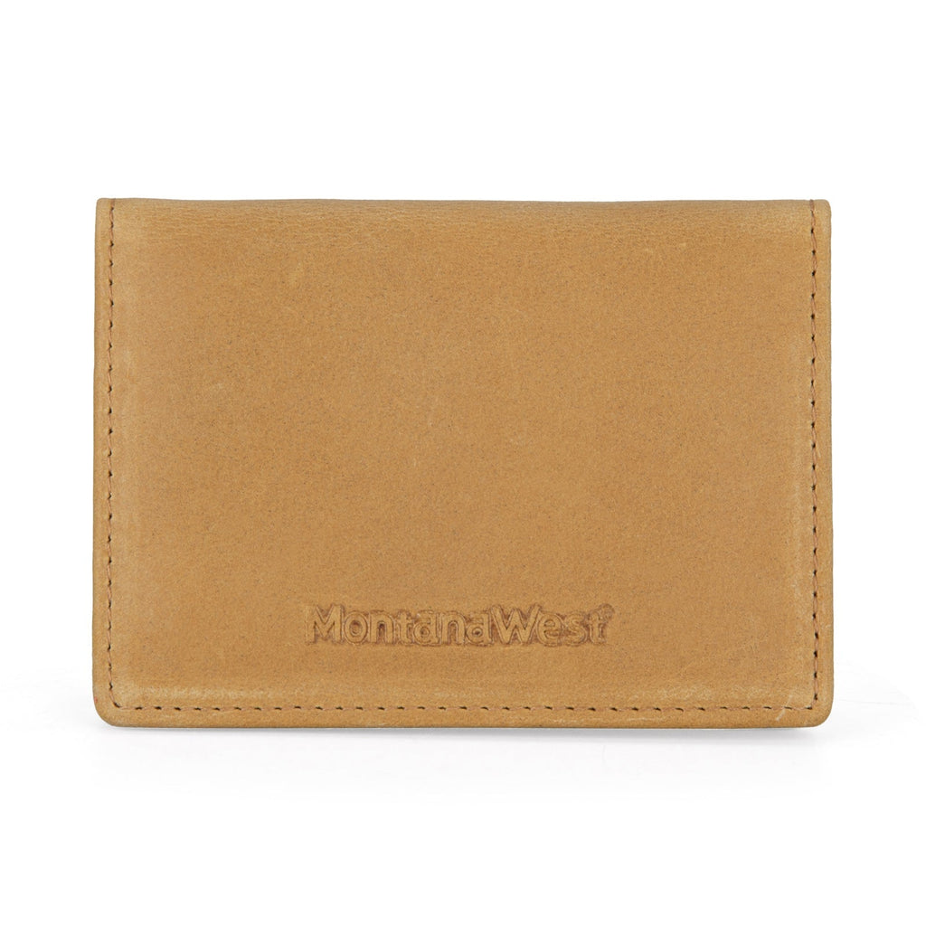 Genuine Leather Bi - Fold Card Wallet for Men/Woman - 260 Broadway Boutique