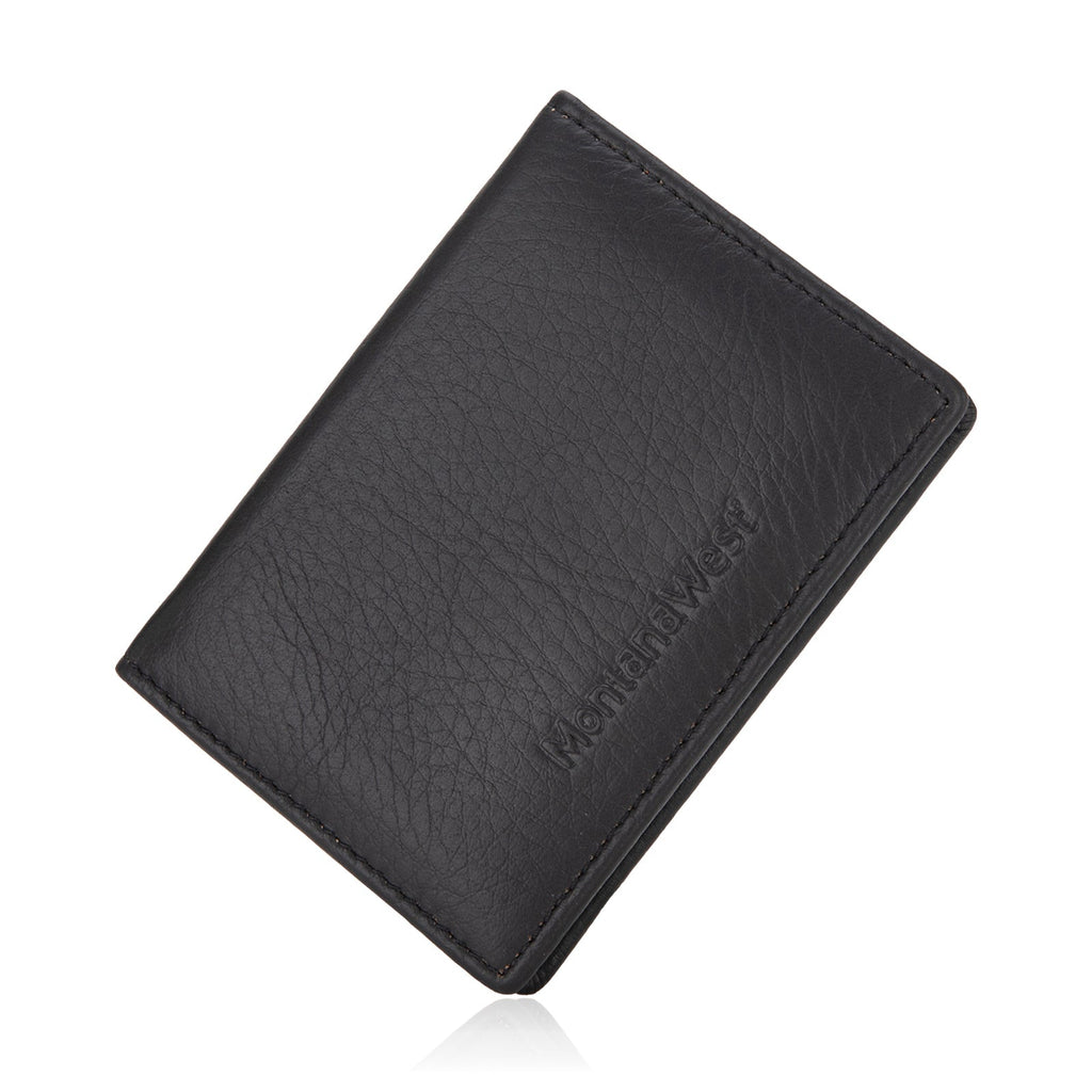 Genuine Leather Bi - Fold Card Wallet for Men/Woman - 260 Broadway Boutique