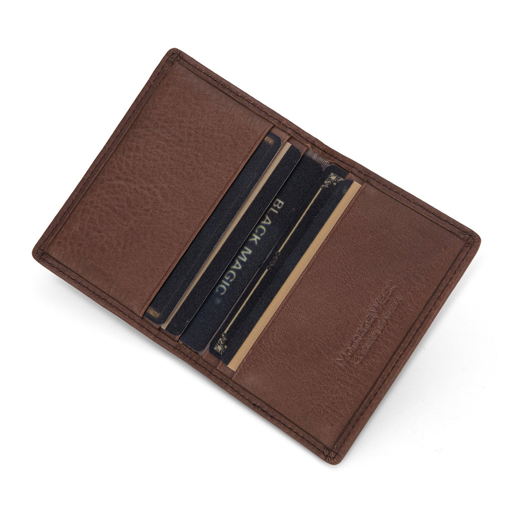 Genuine Leather Bi - Fold Card Wallet for Men/Woman - 260 Broadway Boutique