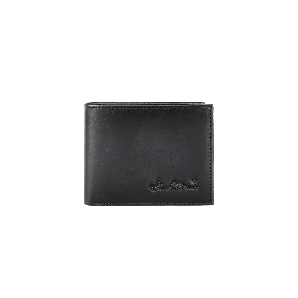 Genuine Leather Men's Bi - Fold Wallet - 260 Broadway Boutique