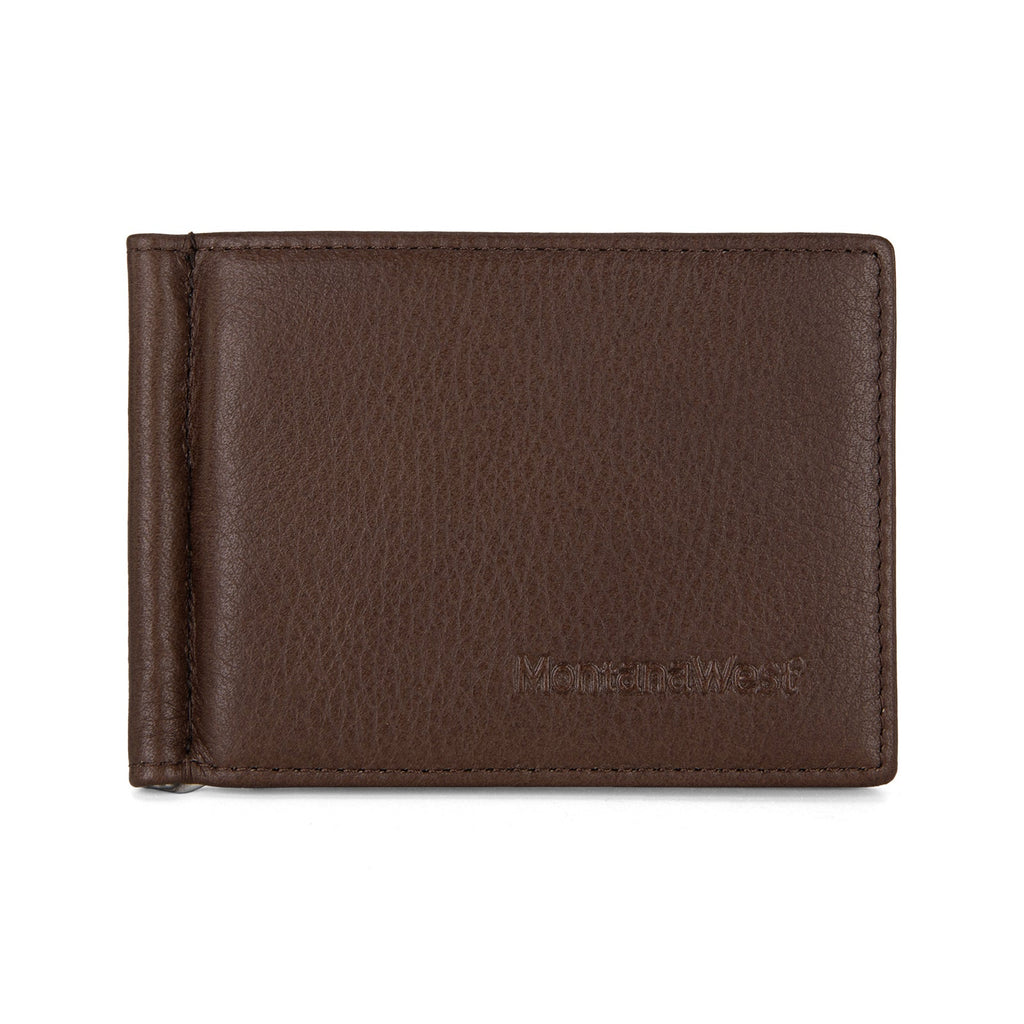 Genuine Leather Men's Slim Minimalist Card Wallet With Money Clip (3 Colors) - 260 Broadway Boutique