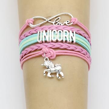 Girl Woven Unicorn Bracelet - 260 Broadway Boutique