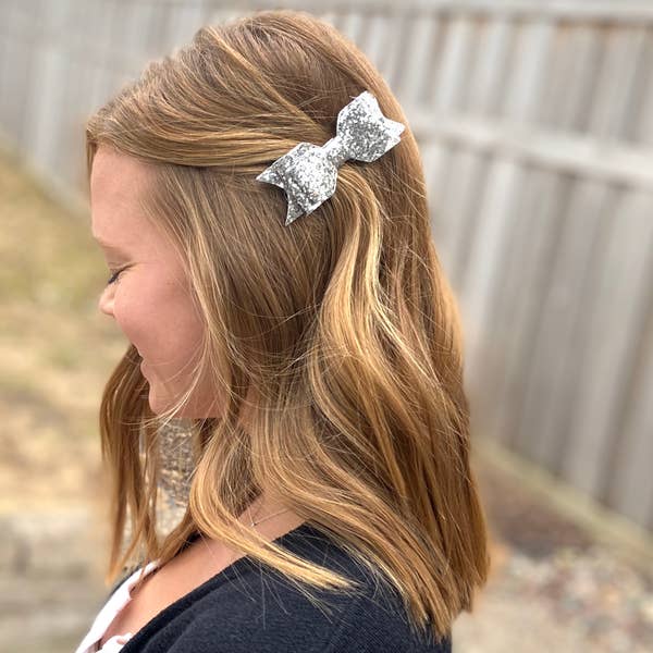 Glitter Hair Bows - 260 Broadway Boutique