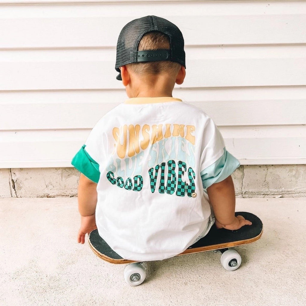 Good Vibes Boy Onesie - 260 Broadway Boutique