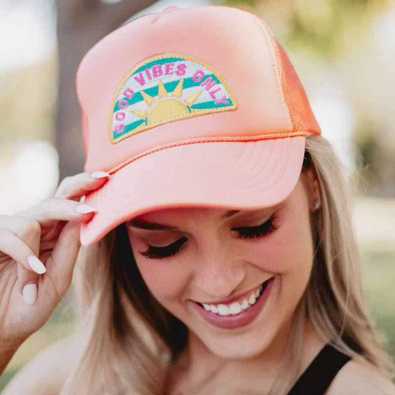 Good Vibes Only Trucker - 260 Broadway Boutique