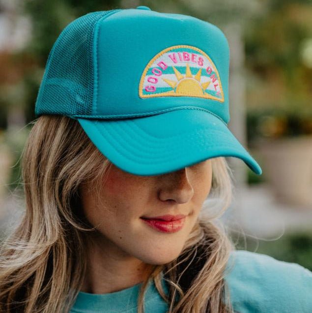 Good Vibes Only Trucker - 260 Broadway Boutique