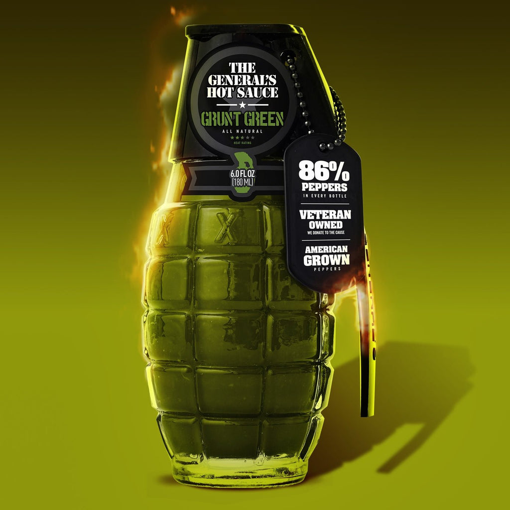 Grunt Green - The General's Hot Sauce - 260 Broadway Boutique