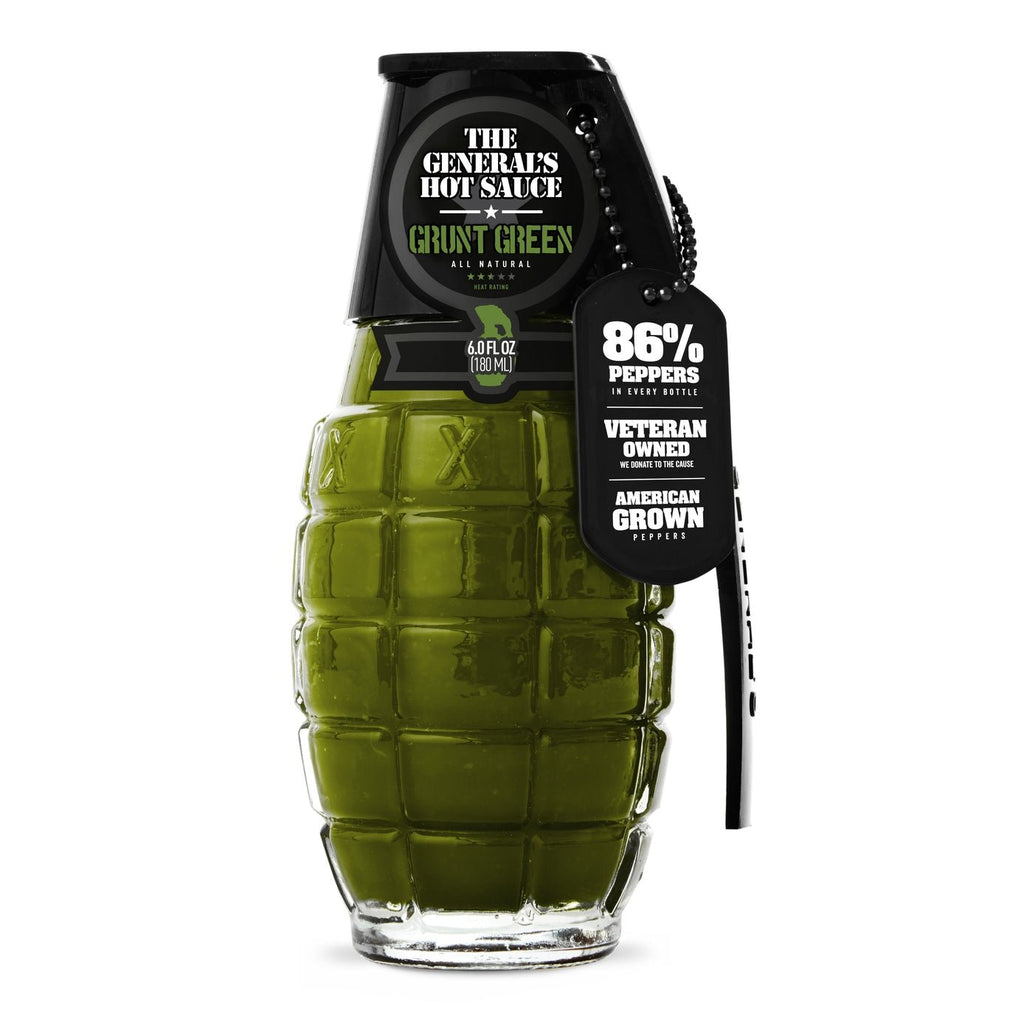 Grunt Green - The General's Hot Sauce - 260 Broadway Boutique