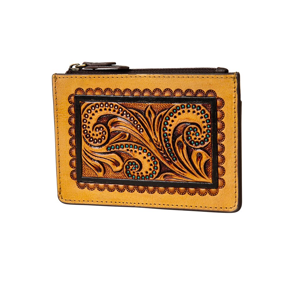 Hand - Tooled Credit Card Holders (Multiple Styles) - 260 Broadway Boutique