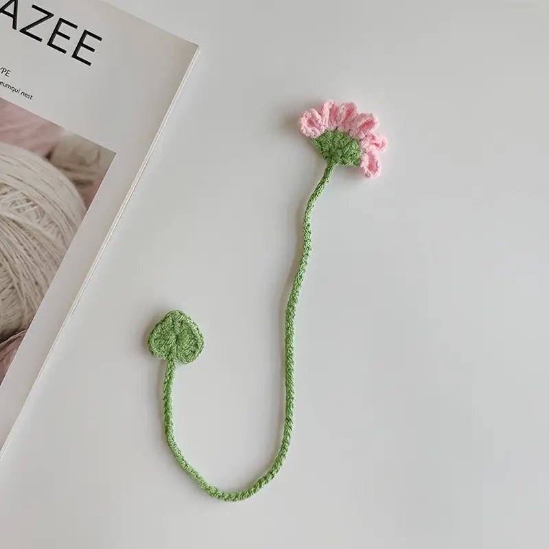 Handmade Crochet Flower Bookmark (multiple colors) - 260 Broadway Boutique