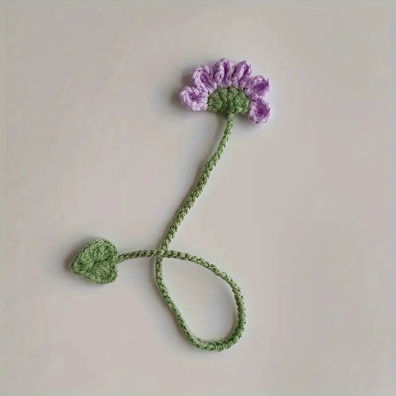 Handmade Crochet Flower Bookmark (multiple colors) - 260 Broadway Boutique