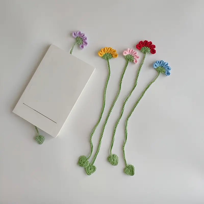 Handmade Crochet Flower Bookmark (multiple colors) - 260 Broadway Boutique