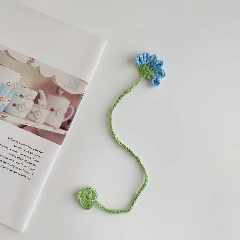 Handmade Crochet Flower Bookmark (multiple colors) - 260 Broadway Boutique