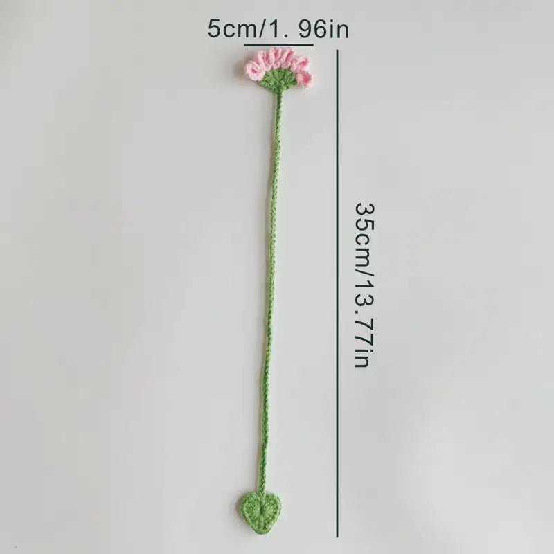 Handmade Crochet Flower Bookmark (multiple colors) - 260 Broadway Boutique