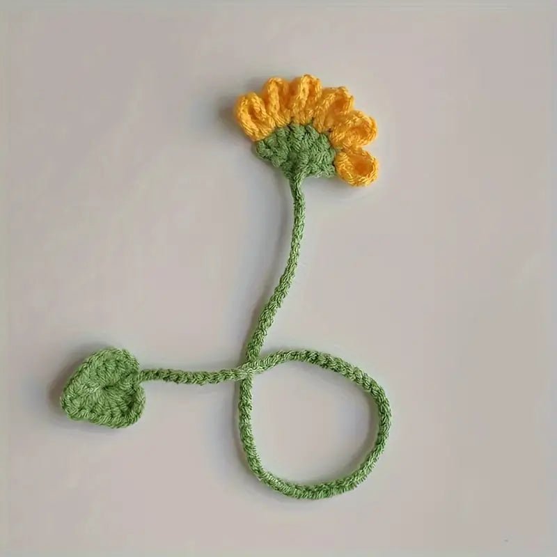 Handmade Crochet Flower Bookmark (multiple colors) - 260 Broadway Boutique