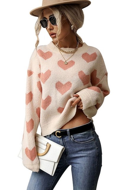 Heart Sweater - 260 Broadway Boutique