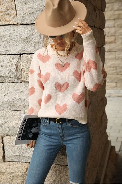 Heart Sweater - 260 Broadway Boutique