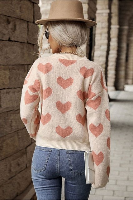 Heart Sweater - 260 Broadway Boutique